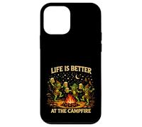 Life Is Better At The Campfire Gnome Goblins Beer Camping Case for iPhone 12 mini