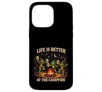 Life Is Better At The Campfire Gnome Goblins Beer Camping Case for iPhone 14 Pro Max