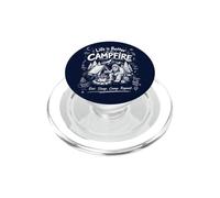 Life Is Better At The Campfire Vintage Bigfoot BBQ Camping PopSockets PopGrip for MagSafe