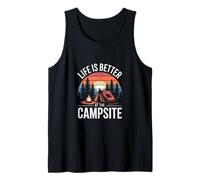 Life is Better at The Campsite Scenic Tank Top