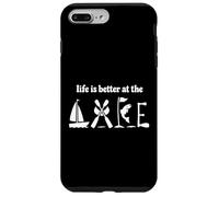 Life Is Better At The Lake Fishing Kayak Paddle Sailboat Case for iPhone 7 Plus/8 Plus