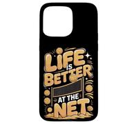 Life Is Better At The Net Beach Volleyball Case for iPhone 15 Pro Max