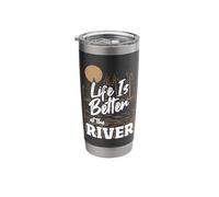 Life is Better At The Wild River Stainless Steel Insulated Tumbler