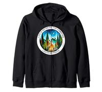 life is better by the campfire leave no trace Zip Hoodie