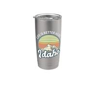 Life is Better here, Idaho Stainless Steel Insulated Tumbler