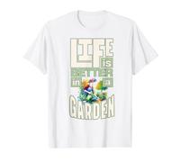 Life is Better in a Garden Value Graphic T-Shirt, Men, White, S