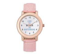 Life is Better in Botswana Watches for Women Fashion Adjustable Wrist Watch Work Workout