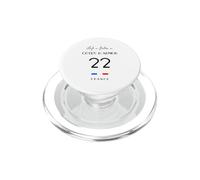 Life is better in CÔTES-D'ARMOR Number 22 Bretagne Black PopSockets PopGrip for MagSafe