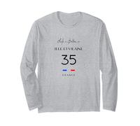 Life is Better in ILLE-ET-VILAINE Number 35 Rennes Bretagne Long Sleeve T-Shirt