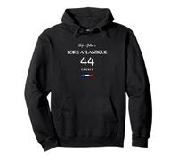 Life is better in LOIRE-ATLANTIQUE Number 44 Loire France Pullover Hoodie