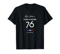 Life is better in SEINE MARITIME Number 76 Normandie France T-Shirt