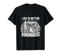 Life is Better in The Adirondaks Shirt - New York Scenery T-Shirt