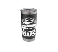 Life is Better in The Bus Transit Driver Stainless Steel Insulated Tumbler