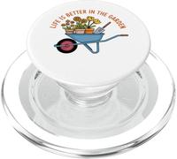 Life Is Better In The Garden Wheelbarrow Flowers Gardener PopSockets PopGrip for MagSafe