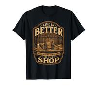Life is Better in The Shop Too Many Clamps Tee T-Shirt