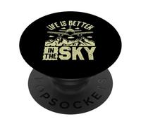 Life Is Better In The Sky PopSockets Adhesive PopGrip