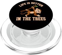 Life is better in the Trees Monkey PopSockets PopGrip for MagSafe