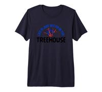 Life is Better in Treehouse Shirt Tree House Gift Premium T-Shirt