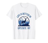 Life Is Better In Upstate New York Outdoors Nature Mountains T-Shirt