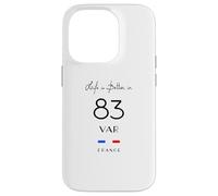 Life is better in VAR Number 83 Provence Côte d'Azur Black Case for iPhone 14 Pro