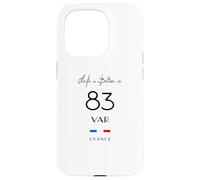 Life is better in VAR Number 83 Provence Côte d'Azur Black Case for iPhone 15 Pro