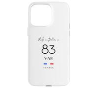 Life is better in VAR Number 83 Provence Côte d'Azur Black Case for iPhone 15 Pro Max