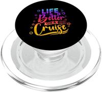 Life Is Better On A Cruise Squad Family Cruising PopSockets PopGrip for MagSafe