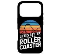 Life Is Better On A Roller Coaster Theme Park Lover Case for iPhone 17 Pro
