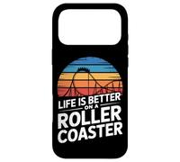 Life Is Better On A Roller Coaster Theme Park Lover Case for iPhone 17 Pro Max
