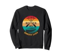 Life Is Better on Norris Lake Funny Boating Humor Boat Sweatshirt