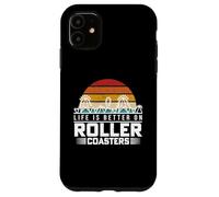 Life Is Better On Roller Coasters Retro Vintage Theme Park Case for iPhone 11