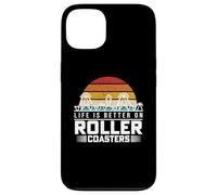 Life Is Better On Roller Coasters Retro Vintage Theme Park Case for iPhone 13