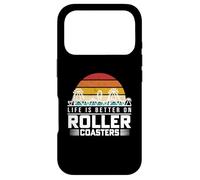 Life Is Better On Roller Coasters Retro Vintage Theme Park Case for iPhone 17 Pro