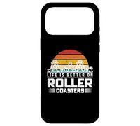Life Is Better On Roller Coasters Retro Vintage Theme Park Case for iPhone 17 Pro Max