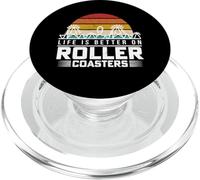 Life Is Better On Roller Coasters Retro Vintage Theme Park PopSockets PopGrip for MagSafe