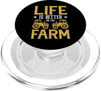 Life Is Better On The Farm PopSockets PopGrip for MagSafe