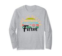 Life is Better On The Farm Retro Tractors Farmers Long Sleeve T-Shirt