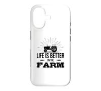 Life Is Better On The Farm Tractor Farmer Agriculture Case for iPhone 17