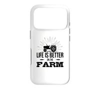 Life Is Better On The Farm Tractor Farmer Agriculture Case for iPhone 17 Pro
