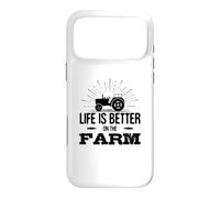 Life Is Better On The Farm Tractor Farmer Agriculture Case for iPhone 17 Pro Max