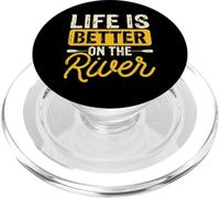 Life Is Better On The River PopSockets PopGrip for MagSafe