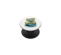 Life Is Better On The 'Toon Pontoon Boat Summer PopSockets Adhesive PopGrip