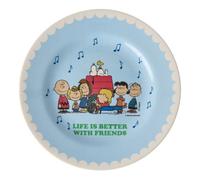 Life Is Better Together melamine plate - Rice x Snoopy Blue one size