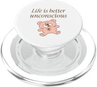 Life is better unconscious PopSockets PopGrip for MagSafe