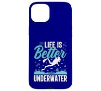 Life Is Better Under Water Scuba Diving Ocean Lover Case for iPhone 15 Plus