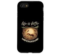 Life Is Better Underground Ant Keeper Humor Case for iPhone SE (2020) / 7/8