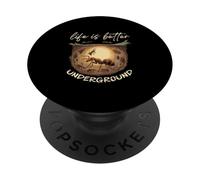 Life Is Better Underground Ant Keeper Humor PopSockets Adhesive PopGrip