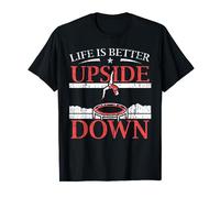 Life Is Better Upside Down Trampoliner Trampoline T-Shirt