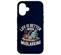Life is Better When Mudlarking Treasure Hunter Beachcombing Case for iPhone 16
