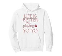 Life is better when playing Yo-Yo love playing yo-yo Pullover Hoodie